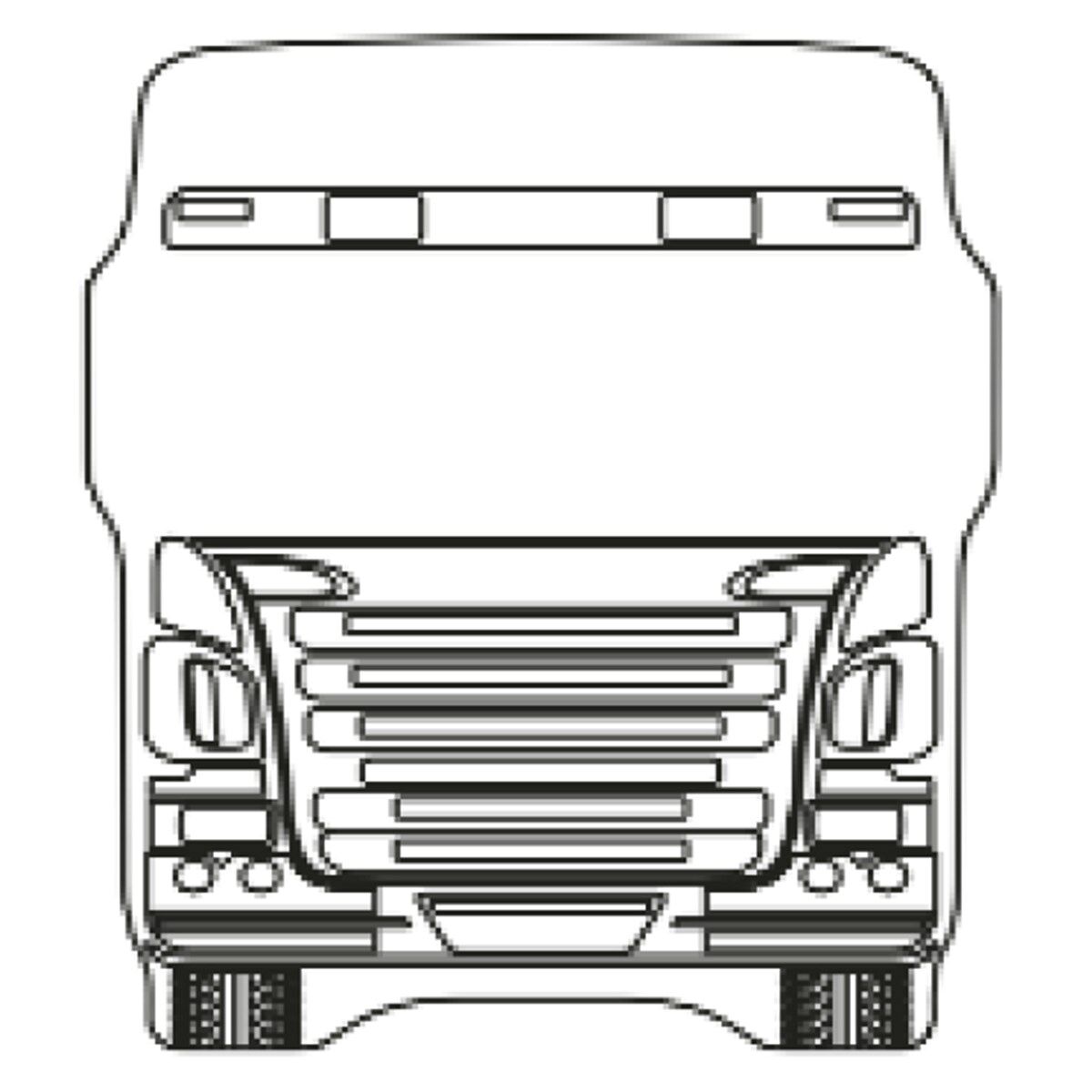 Scania Kabin Canlandırma Ayna Kiva 140x170 mm