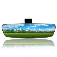 Universal Pırlanta Eğik Kollu-6 İç Dikiz Aynası 277x73 mm Gri