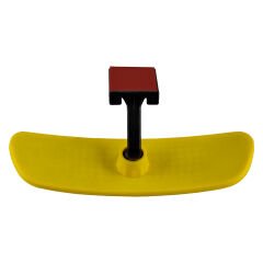 Universal Pırlanta Eğik Kollu-4 İç Dikiz Aynası 212x59 mm Sarı