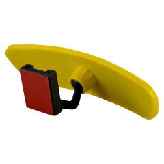 Universal Pırlanta Eğik Kollu-4 İç Dikiz Aynası 212x59 mm Sarı
