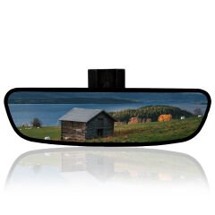 Universal Pırlanta Dik Kollu-4 İç Dikiz Aynası 212x59 mm Siyah