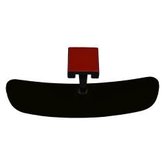 Universal Pırlanta Dik Kollu-4 İç Dikiz Aynası 212x59 mm Siyah