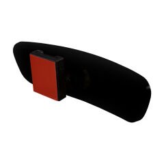 Universal Pırlanta Dik Kollu-4 İç Dikiz Aynası 212x59 mm Siyah