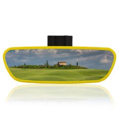 Universal Pırlanta Dik Kollu-3 İç Dikiz Aynası 171x56 mm Sarı