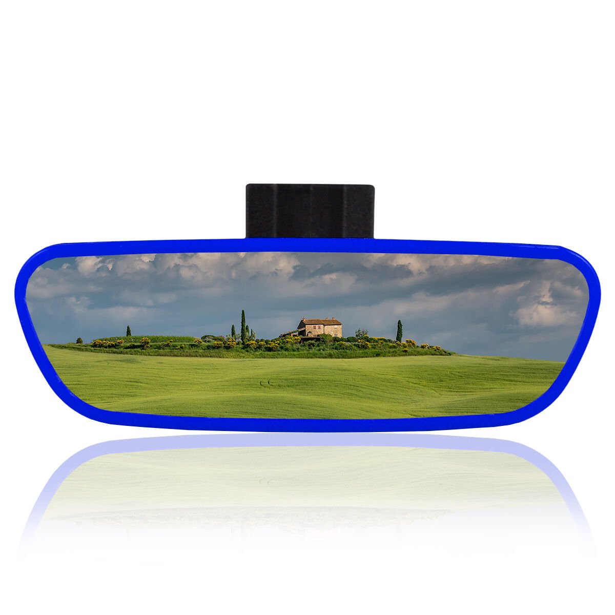 Universal Pırlanta Dik Kollu-3 İç Dikiz Aynası 171x56 mm Mavi