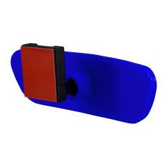 Universal Pırlanta Dik Kollu-3 İç Dikiz Aynası 171x56 mm Mavi