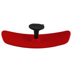 Universal Pırlanta Kiva-6 Vantuzlu İç Dikiz Aynası 277x73 mm Kırmızı