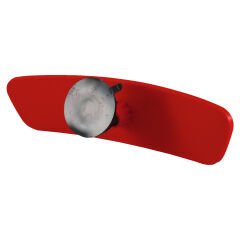 Universal Pırlanta Kiva-6 Vantuzlu İç Dikiz Aynası 277x73 mm Kırmızı
