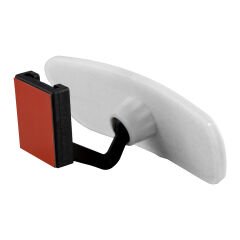 Universal Pırlanta Eğik Kollu-3 İç Dikiz Aynası 171x56 mm Beyaz
