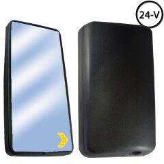 Ford Cargo YM Man Motorlu Sinyalli Rezistanslı Sağ Ayna 24V 205x384 mm 3C46 17682 DB