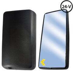 Ford Cargo YM Man Motorlu Sinyalli Rezistanslı Sol Ayna 24V 205x384 mm 3C46 17683 DB