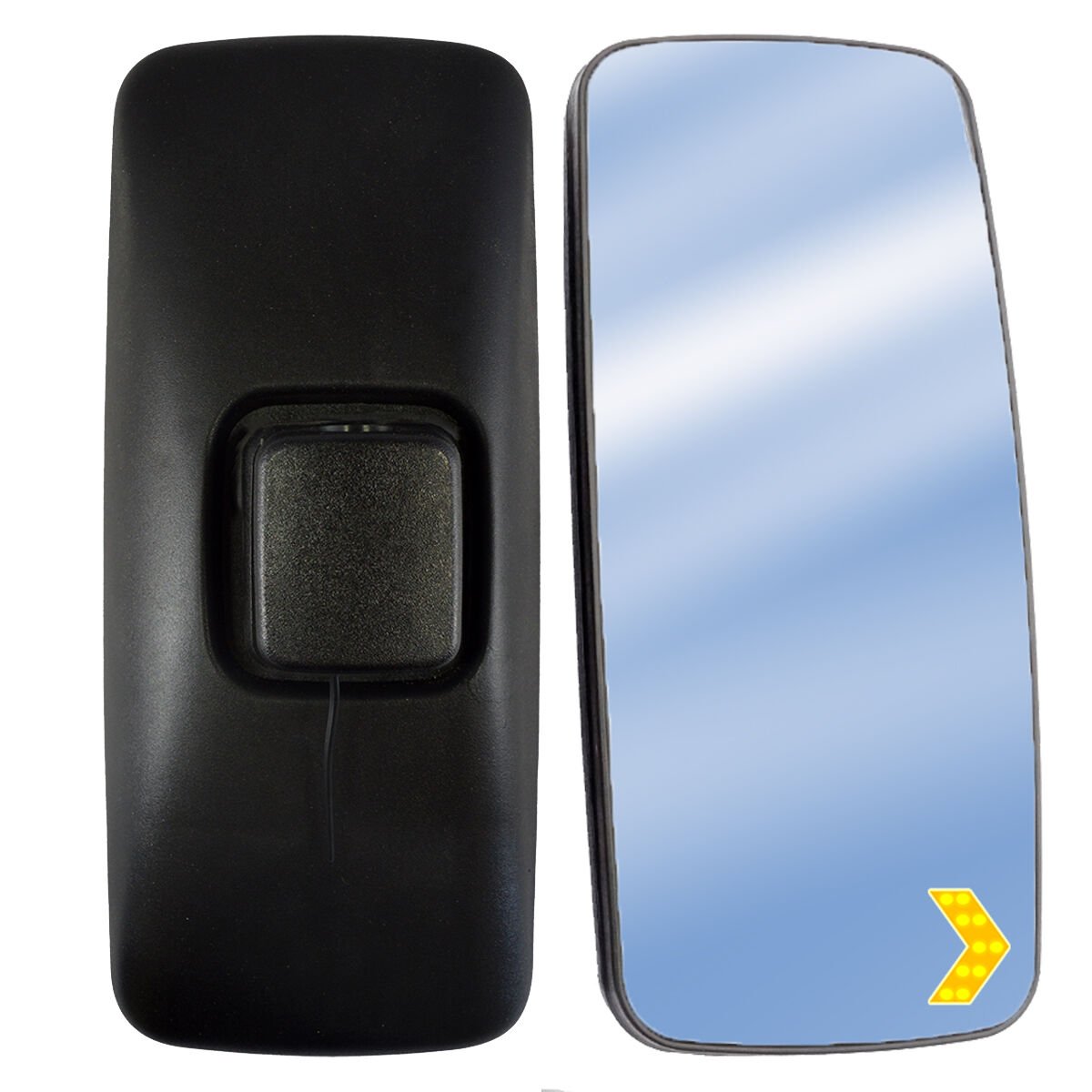 Axor Atego Sinyalli Rezistanssız Sağ Dış Dikiz Ayna 395x175 mm